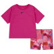 Nike Βρεφικό σετ Girls' Move with Nature T-Shirt and Bike Shorts Set